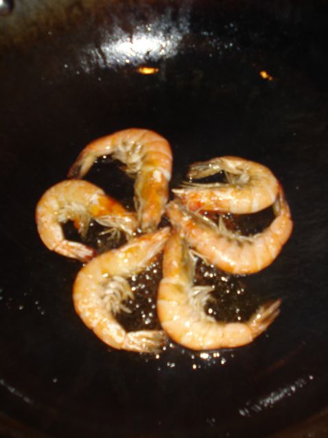 Golden Needle Shrimp Soup recipe