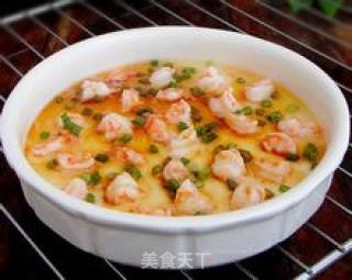 Super Delicious and Simple Taste----【shrimp Steamed Egg】 recipe