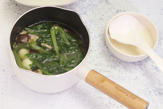 Mushroom and Quail Egg Vegetable Soup recipe