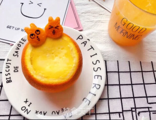 Sweet Orange Steamed Egg recipe