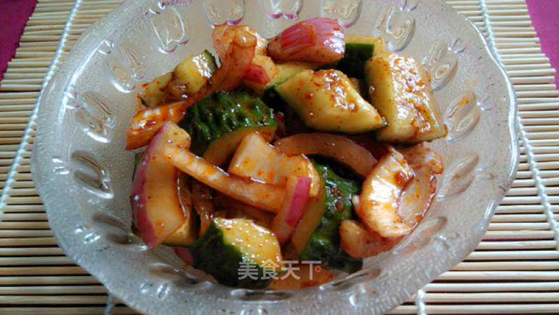 Cucumber with Onion recipe