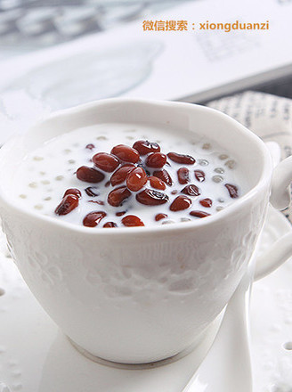 Red Bean Milk Sago Sauce recipe