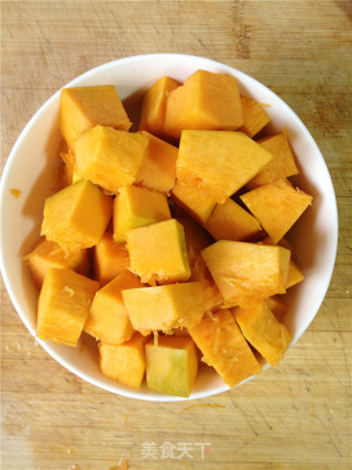 Nourishing The Lungs and Replenishing Qi-pumpkin Paste recipe