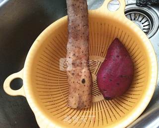 Purple Potato Yam Puree recipe