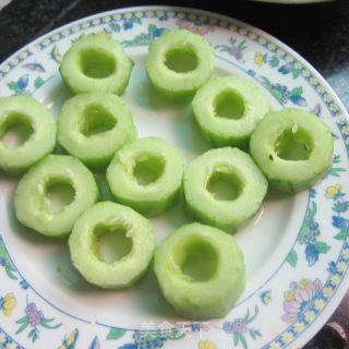 Cucumber Stuffed with Fish Puree recipe