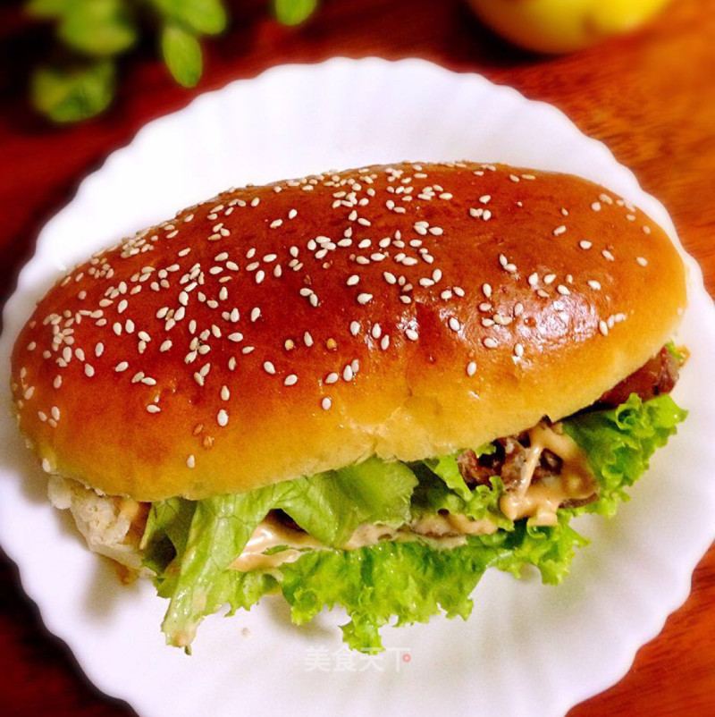 Homemade Beef Burger recipe