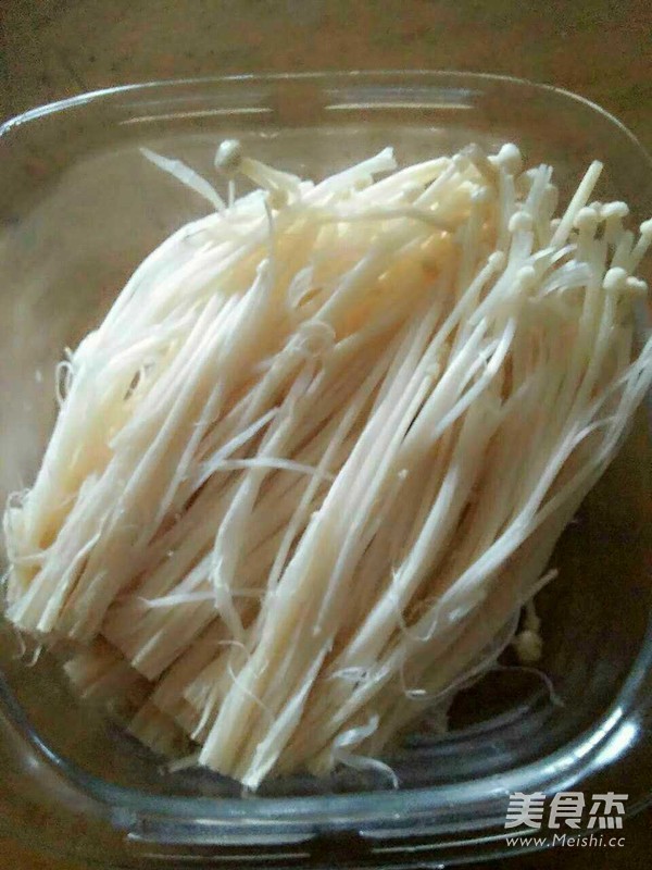 Microwave Enoki Mushroom recipe