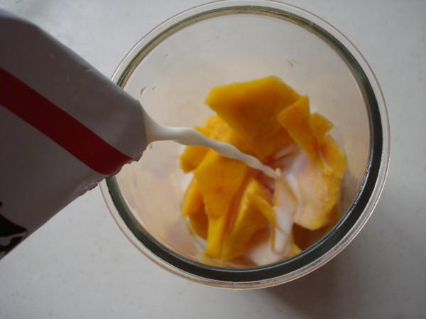 Yellow Peach Milk recipe