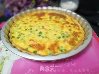 Corn Pea Pizza recipe