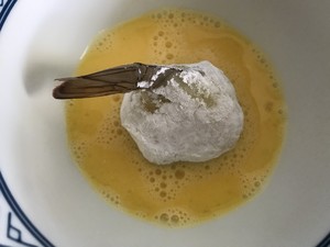 Golden Anchovy Shrimp Balls without A Drop of Oil recipe