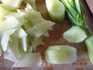 Green Bamboo Shoots Pork Slices recipe