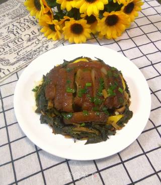 Dried Vegetables Steamed Fried Pork recipe