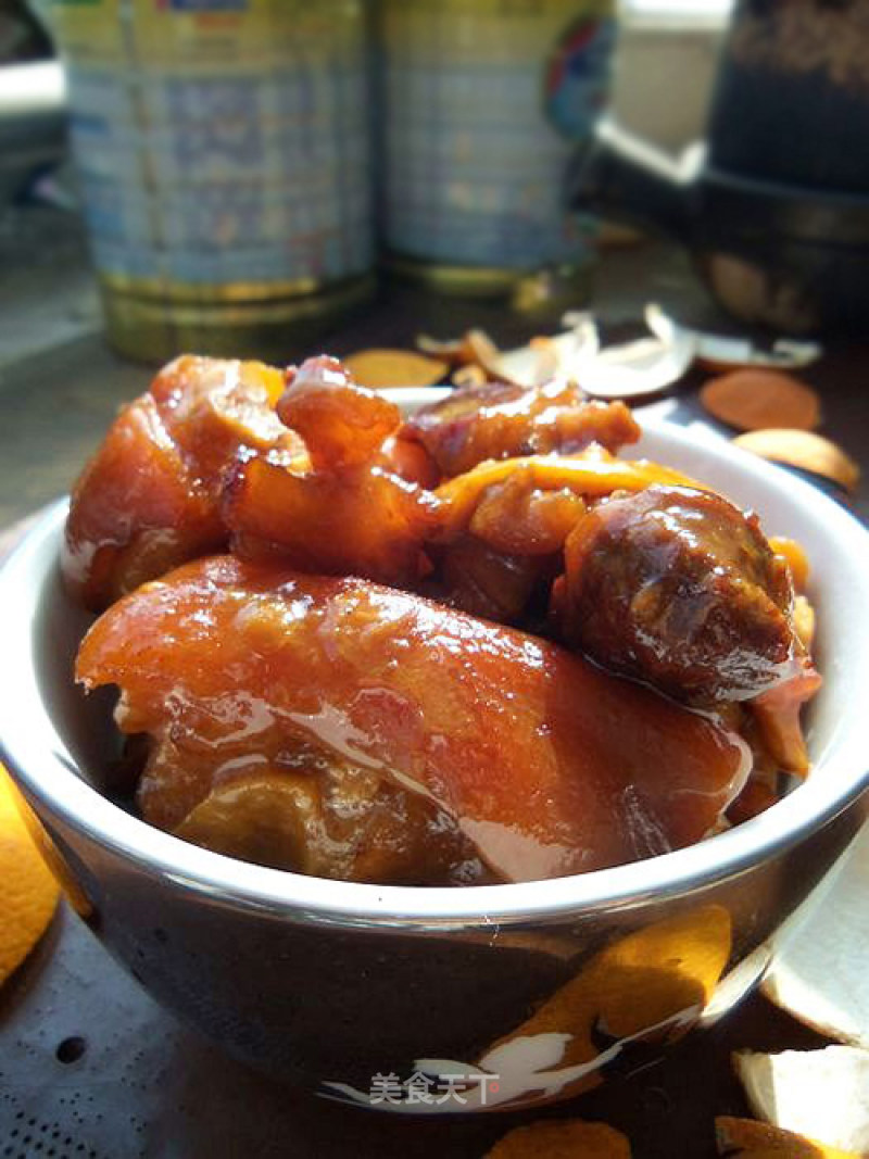 Orange Peel Pork Knuckles recipe