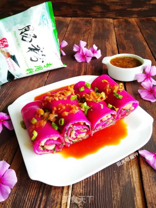 Pitaya and Shrimp Intestines recipe