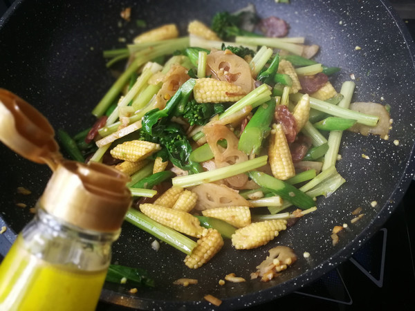 #合家欢乐# Sauce Stir-fried Mixed Vegetables recipe