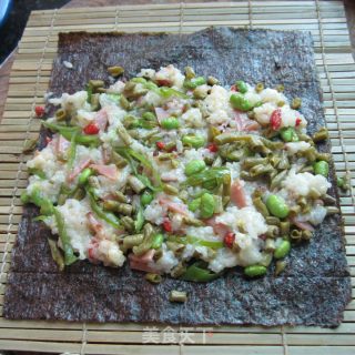 Pickle Ham Sushi Ball recipe