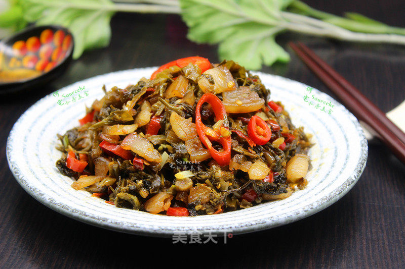 Stir-fried Sauerkraut with Fatty Pork recipe