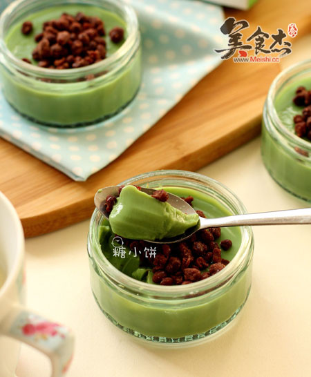 Matcha Soy Milk Pudding recipe