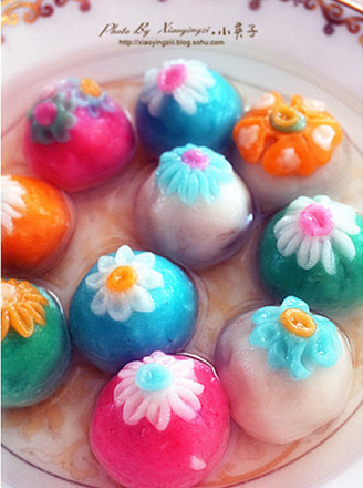 Colorful Fancy Glutinous Rice Balls