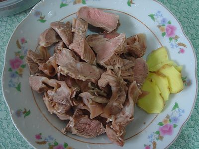 Green Lam Pork Lung recipe