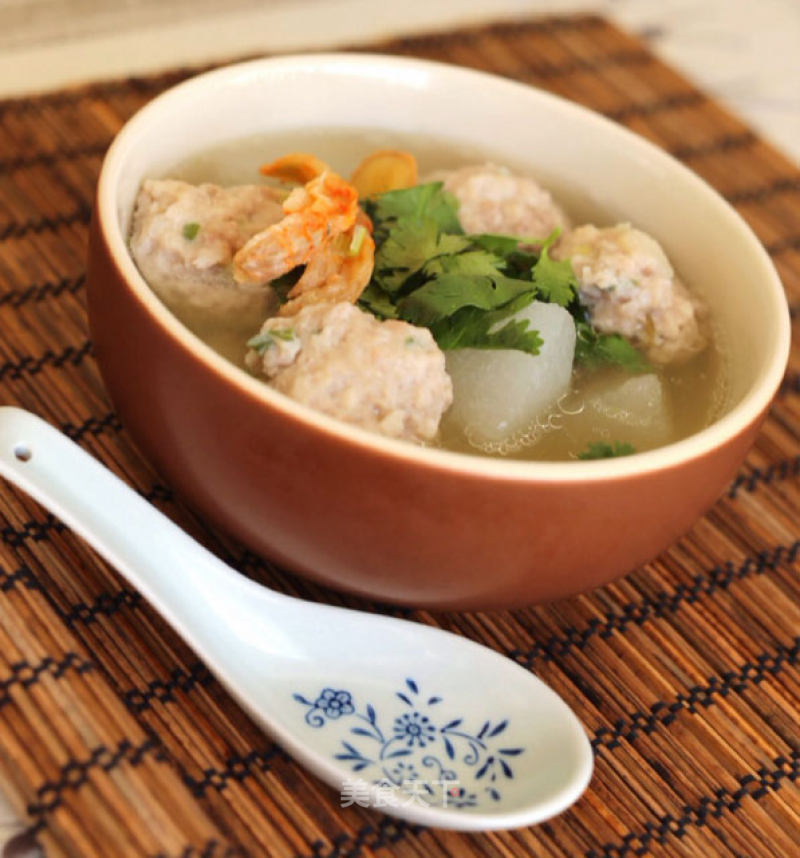 Winter Melon Meatball Soup recipe