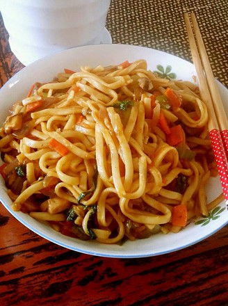 Fried Noodles with Vegetables recipe