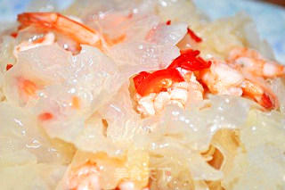 Summer Juicy Dishes-thai Tremella Shrimp recipe