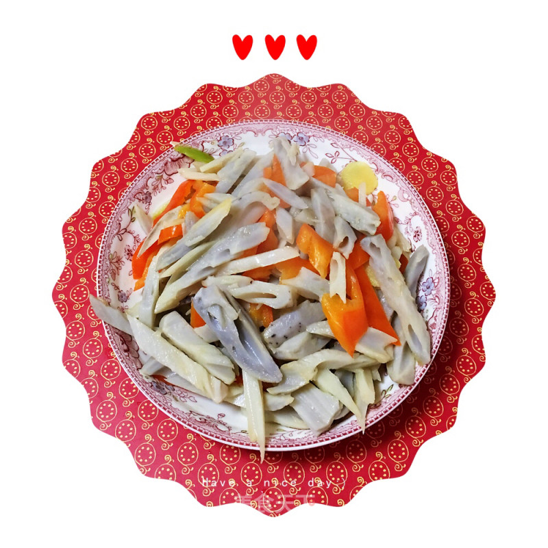 Stir-fried Lotus Root Silk recipe