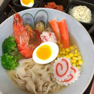 Japanese Style Seafood Ramen recipe