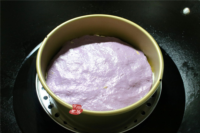 Healthy Three-color Hair Cake recipe