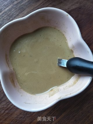 Salted Egg Yolk Sesame Sauce Mixed with Cowpea recipe