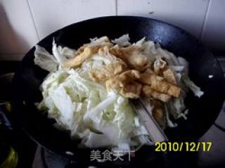 Stir-fried Chinese Cabbage with Tofu in Oil recipe