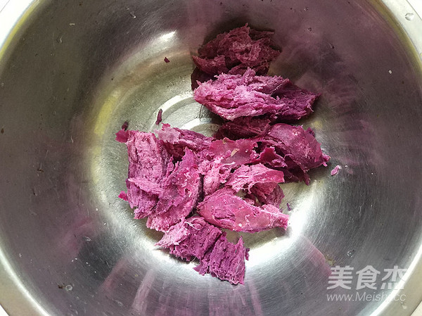 Purple Sweet Potato Glutinous Rice Ball recipe