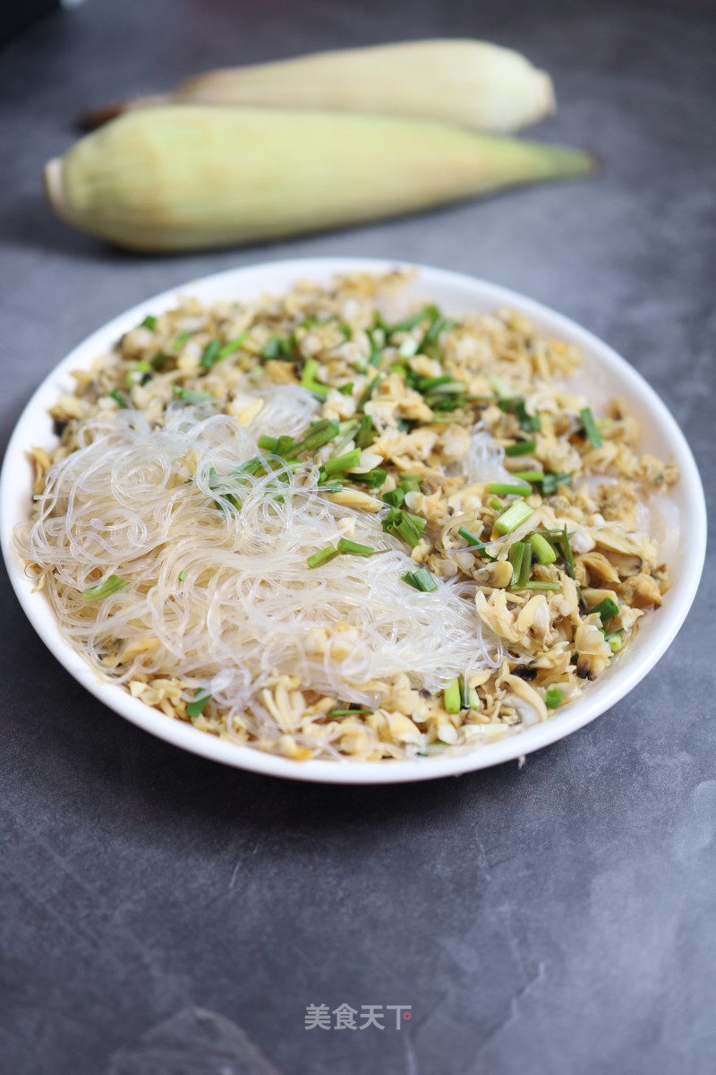 Steamed Clam Meat with Vermicelli recipe