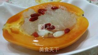 Papaya Tremella Lily Soup recipe