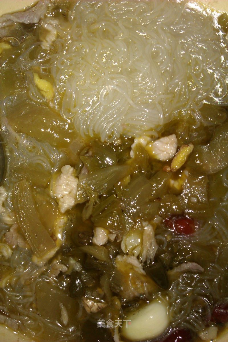 Sauerkraut Vermicelli Soup recipe