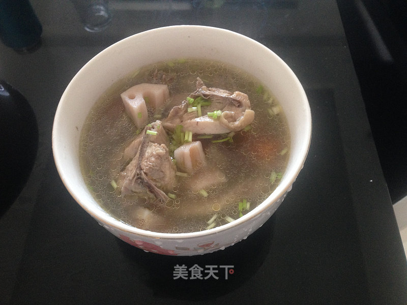 Lotus Root and Carrot Chicken Soup recipe