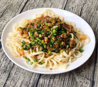 Minced Pork with Leek Over The Water recipe