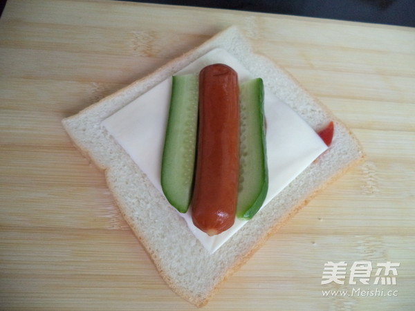 Hot Dog Cheese Sandwich recipe