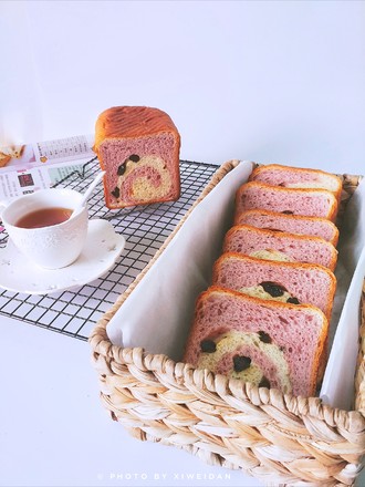 Purple Sweet Potato Blackcurrant Toast recipe