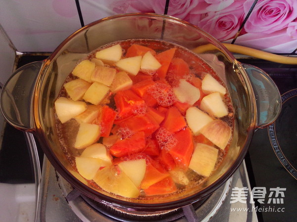 Papaya and Apple Soup recipe