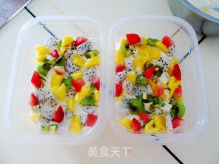 #四session Baking Contest and is Love to Eat Festival#fruit Box Cake recipe