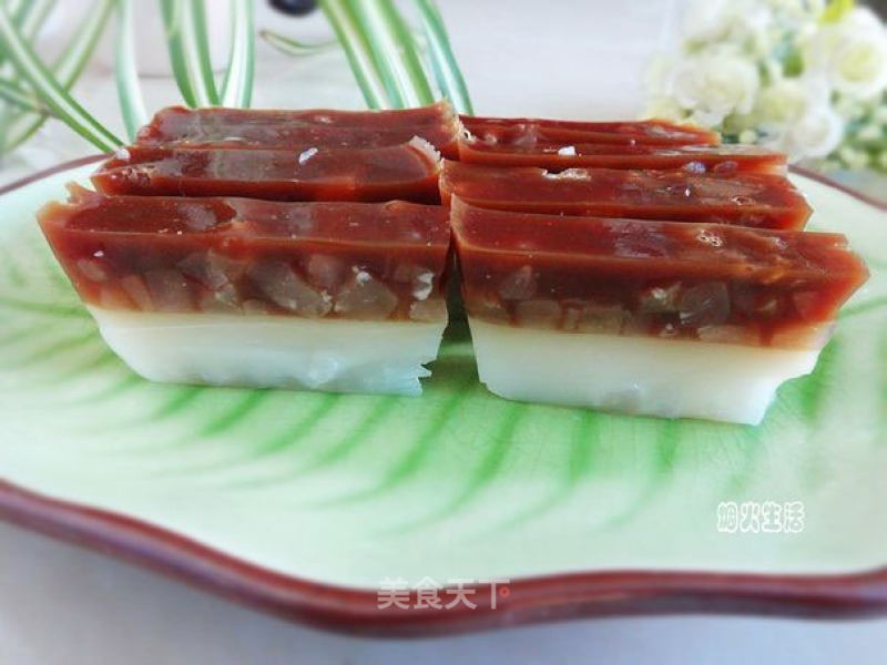 Two-color Skin Jelly recipe