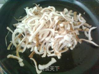 Shredded Shiitake Roots recipe