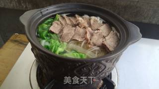 Beef and Potato Noodles in Clear Soup recipe
