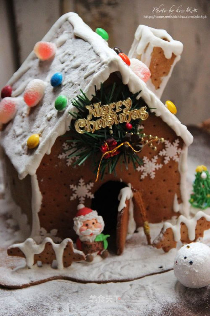 [food is Still Ring Baking Competition Area]: The Sweetest House---christmas Gingerbread House