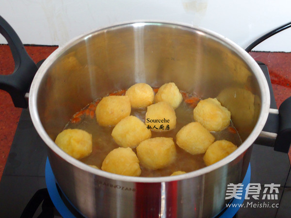 Dried Scallop Soup with Baby Cabbage recipe