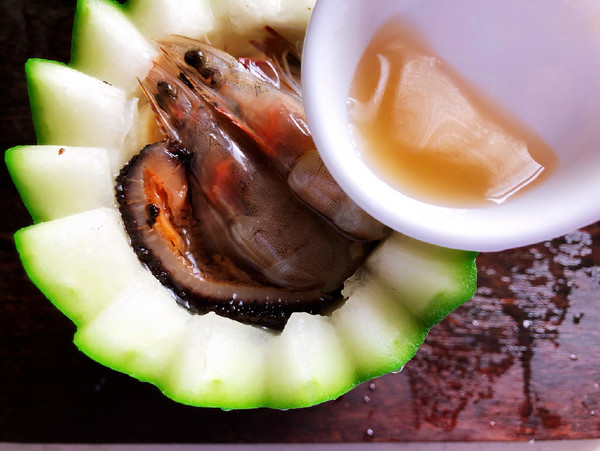 Mini Seafood Winter Melon Cup recipe