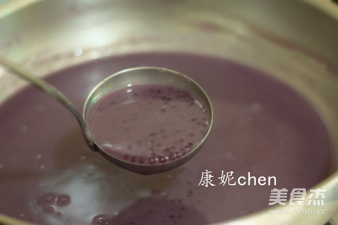 Purple Sweet Potato Multigrain Sago Sauce recipe