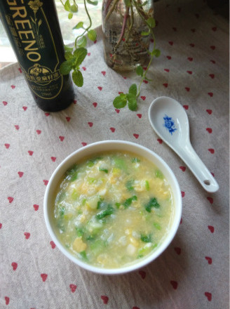 Gelinuoer Green Vegetable and Egg Congee